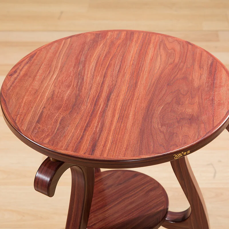 free shipping Solid wood tea table antique furniture round minimalist modern wooden end table suitable for the living room M233