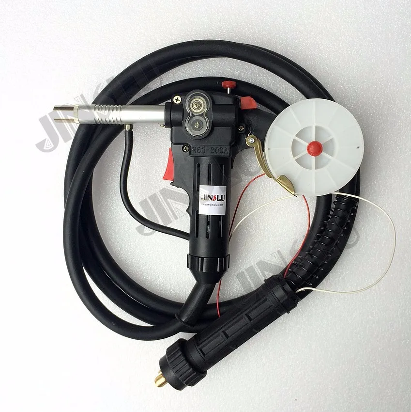 

MIG 200A NBC-200 Spool Gun Line-Drawing Welding Torch With Euro Connector 5M