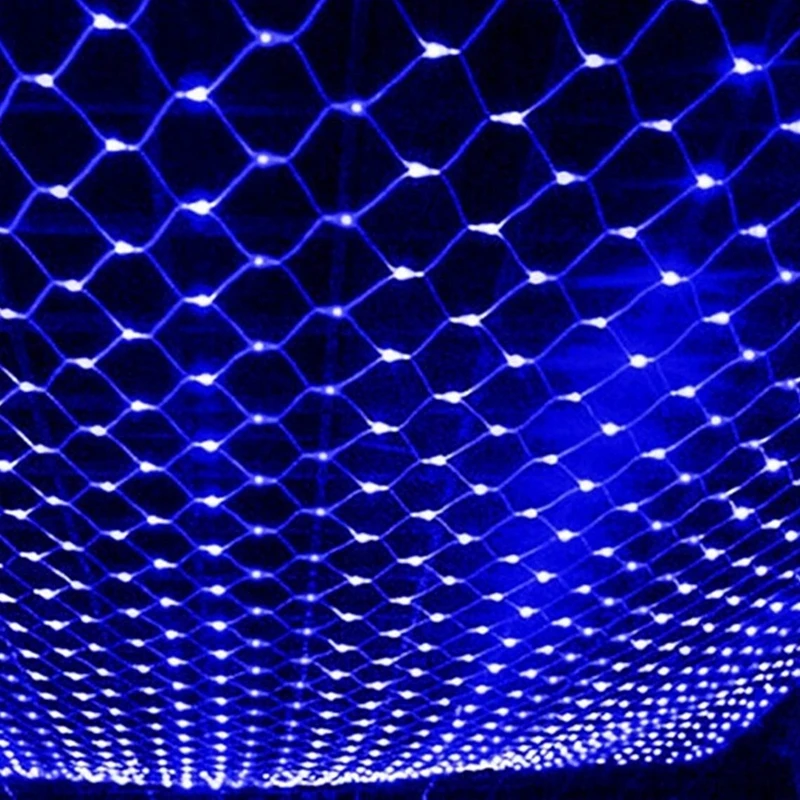 

1.5x1.5m 3X2m 6X4m 8 modes 220V Net LED String Light Waterproof Christmas Garden Stage Holiday Wedding Outdoor Decorative Lights
