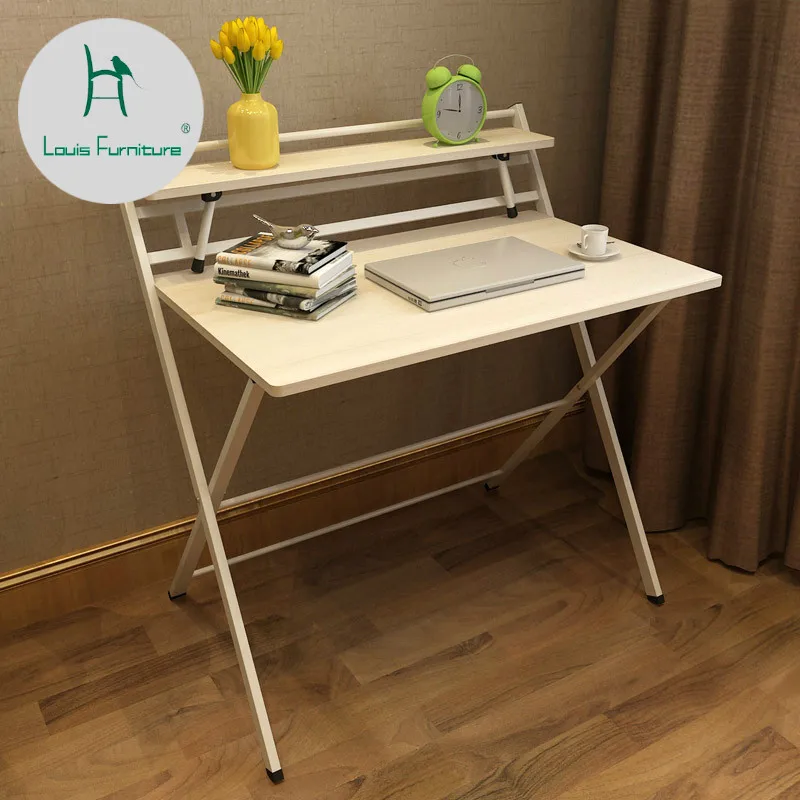 

Louis Fashion Computer Desks Simple Household Learning Desk Portable Foldable Modern