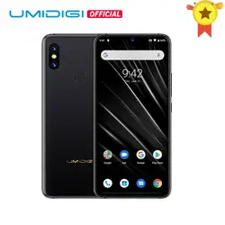 UMIDIGI S3 PRO 48MP + 12MP + 20MP супер камера Android 9,0 5150 mAh большой Батарея 6 GB 128 GB 6,3 "FHD + Керамика Глобальный Версия мобильного телефона