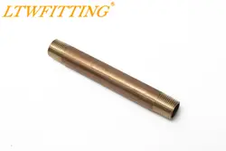 LTWFITTING Латунная Труба 6 "длинные соски фитинг 3/4" Мужской NPT воздуха воды