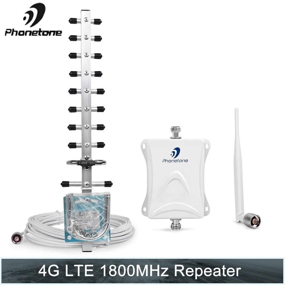 

GSM 1800MHz 3G Signal Booster 70db Gain Wireless Repeater Mobile Signal Receiver mini Amplifier with Yagi outdoor indoor Antenna