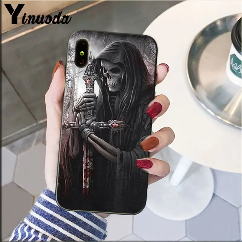 Grim reaper skull skeleton