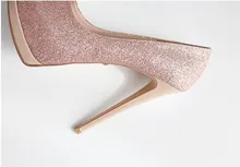 2016 Best High Heel Sandals Fashion Woman Dress Shoes Champagne Color Wedding Bridal Dress Shoes Nightclub Evening Free Shipping