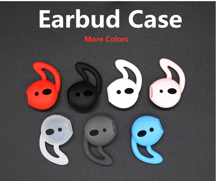 

Soft Silicone Case For Apple Airpods Earbud Cover For AirPods Earphone Case Air Pods Ear Bud Protector Protective Case
