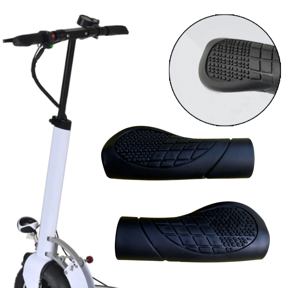 

Pro Anti-slip Rubber Handle Bar Grips Fixed Gear for Xiaomi Mijia M365 Electric Scooter Skateboard Replacement Accessories