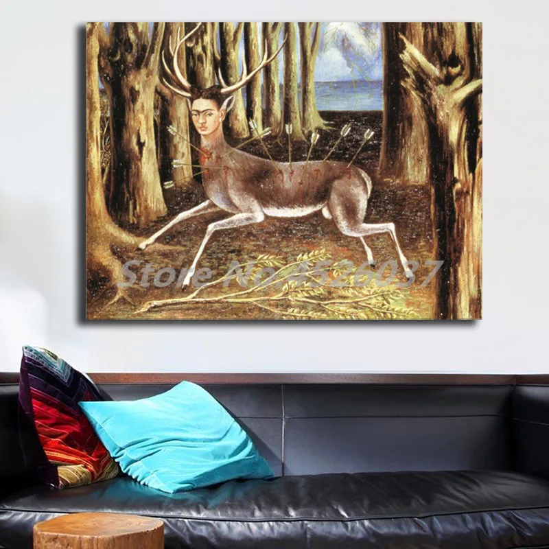 Frida Kahlo Paintings Deer The wounded deer by Frida Kahlo (1946