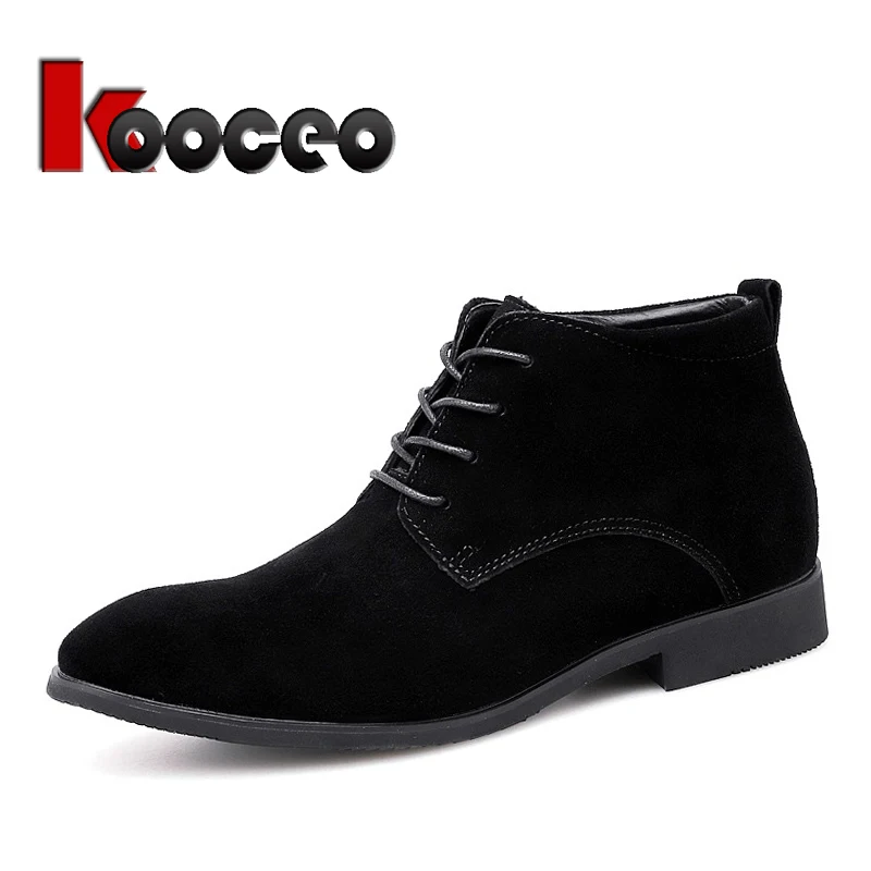 Мужские Ботильоны Chukka Bootie для мальчиков модельные туфли с высоким берцем на