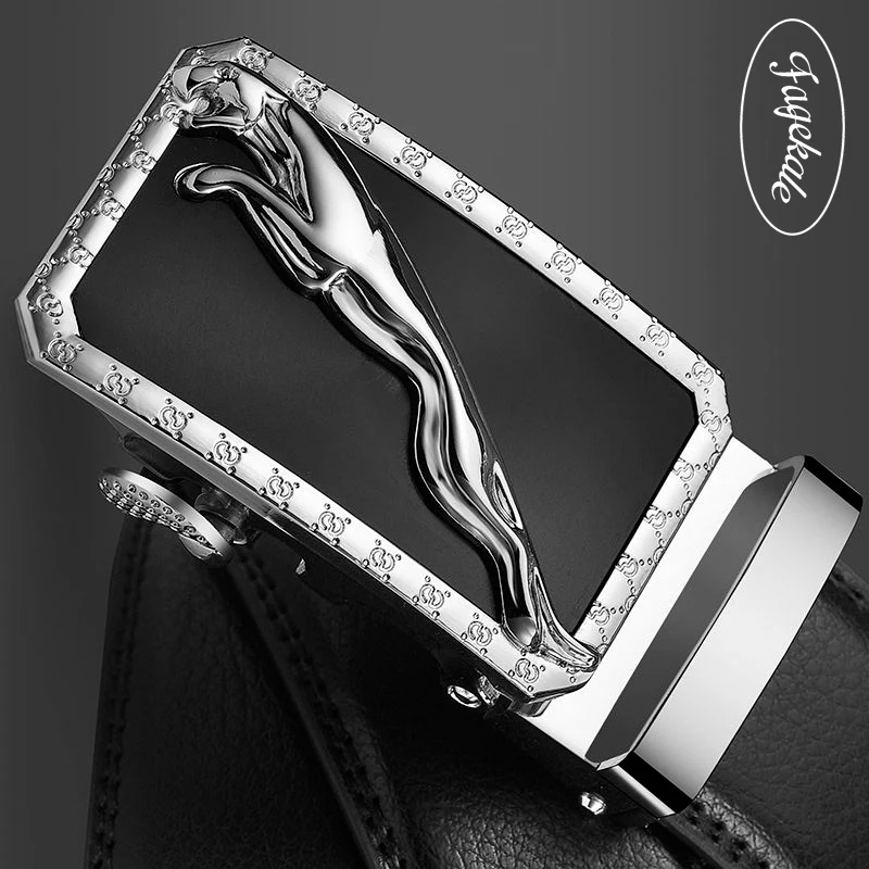 mens grey leather belt designer