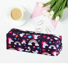 Дорожная Радужная Ткань Оксфорд 3D единорог косметичка Сумка кошелек Органайзер Кошелек хозяйственная сумка подарки
