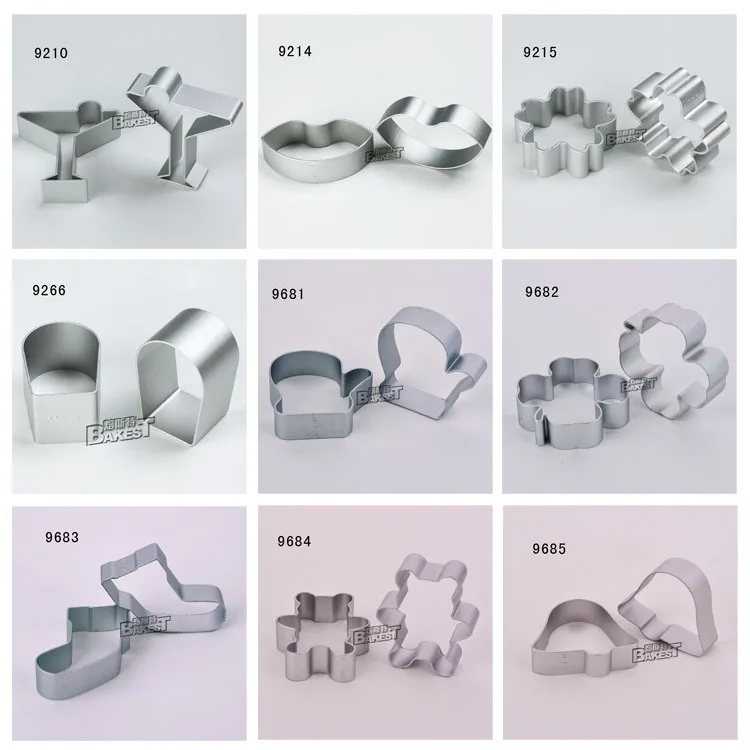 

BAKEST 30pcs/bag Small Size DIY Cookie Mold Aluminum Alloy Biscuits Cutter Multiple Shapes Selection