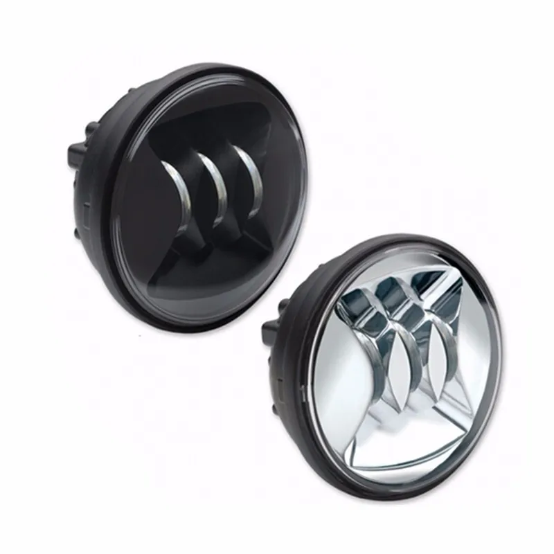 2pcs 4.5 inch Motorcycle Led Fog Light Led Fog 30W Round Waterproof 4 12 Auxiliary Passing Lamp for Harley Motorbike (9)