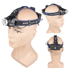 CREE XML T6 LED 1400 lm Adjustable Focus Headlamp Headlight HeadTorch AC Charger 88