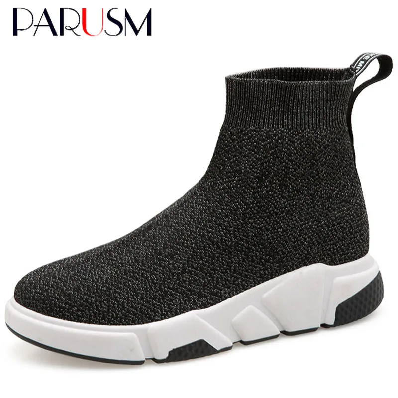 

Shoes Women Height Increasing Ankle Boots Pointed Toe Fabric Slip-On Ladies Mujer Sping Snow L Fashion Casual Woman Shoes