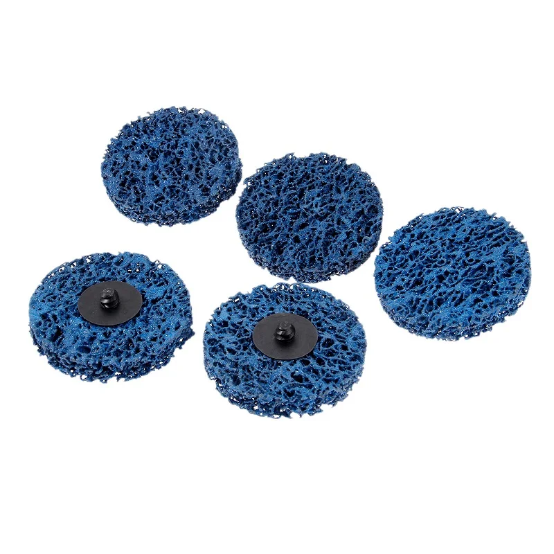 NEW 5pcs 75mm/3inch Poly Strip Wheels Paint Rust Removal Clean Right Angle Grinder Discs For Metals Fiber Glass Stone Wood