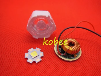 

NEW Cree XHP70 6500K 5000K LED with 20mm Copper PCB 6V +Lens +5 Modes driver