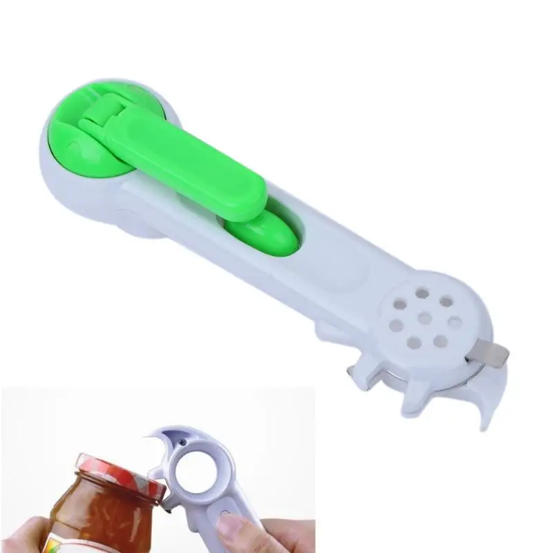 

7 in 1 Can Opener Pry Bar Beer Opener Lid Pot Bottle Opener Multi Functional Kitchen Gadgets Bar Tools