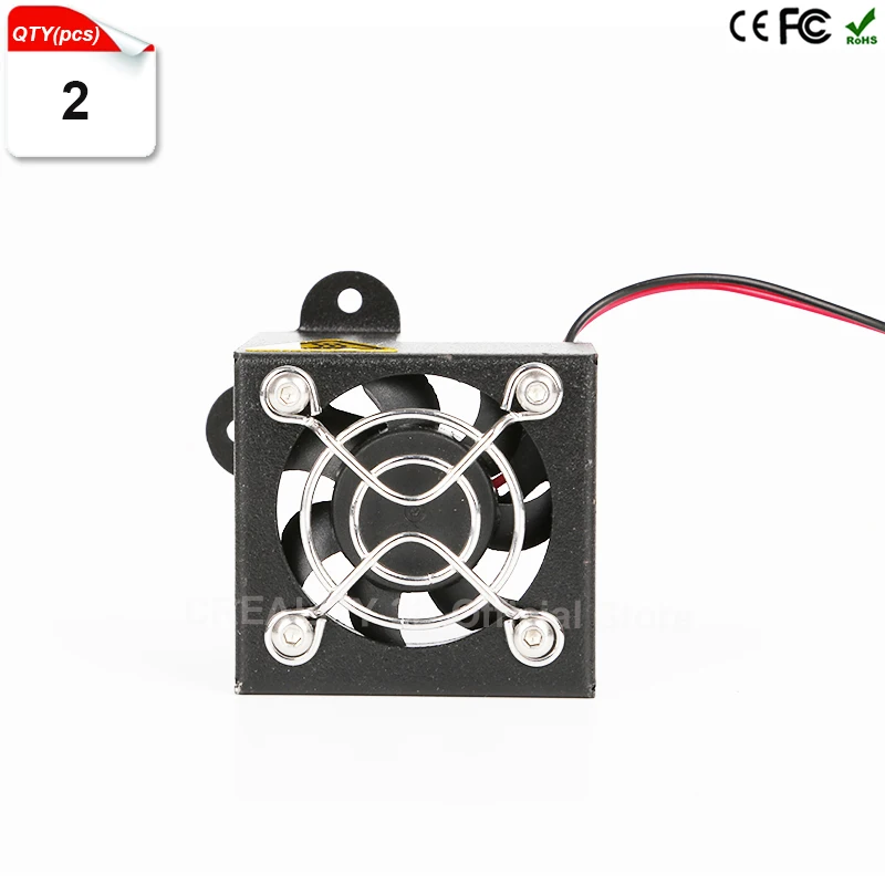 Good 2Pcs/Lot 3d printer parts Metal fan cover cooling fan cover case