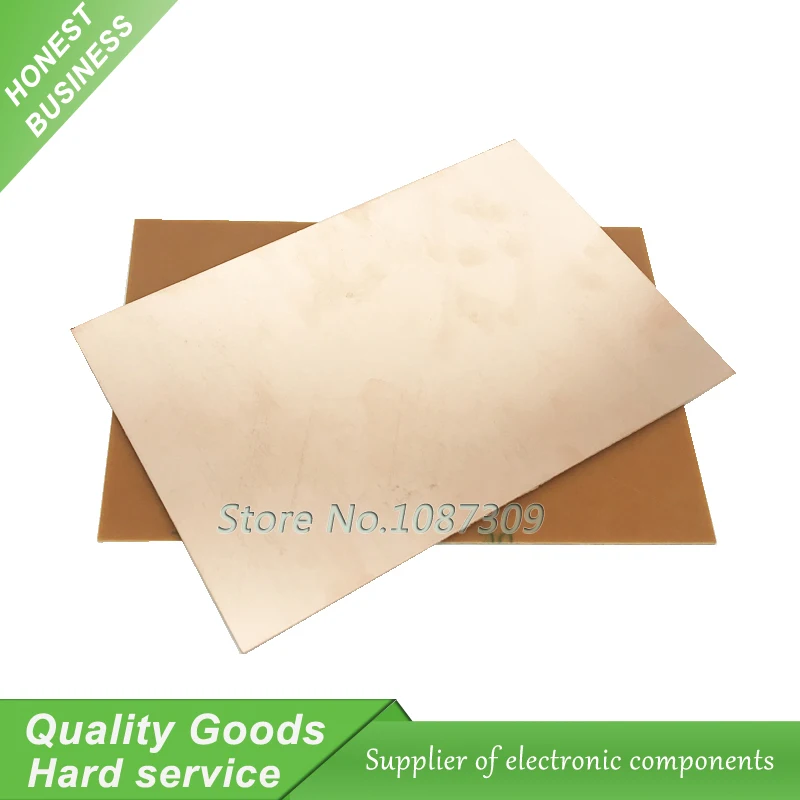 

1pcs FR4 PCB 10x15cm 10cmx15cm 10*15 Single Side Copper Clad plate DIY PCB Kit Laminate Circuit Board