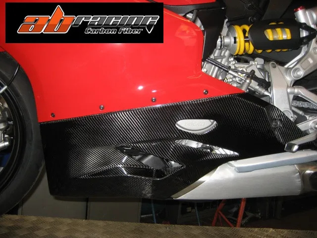 Панель живота нижняя сторона Обтекатели для Ducati 1199 899 1299 959 полный углеродного волокна
