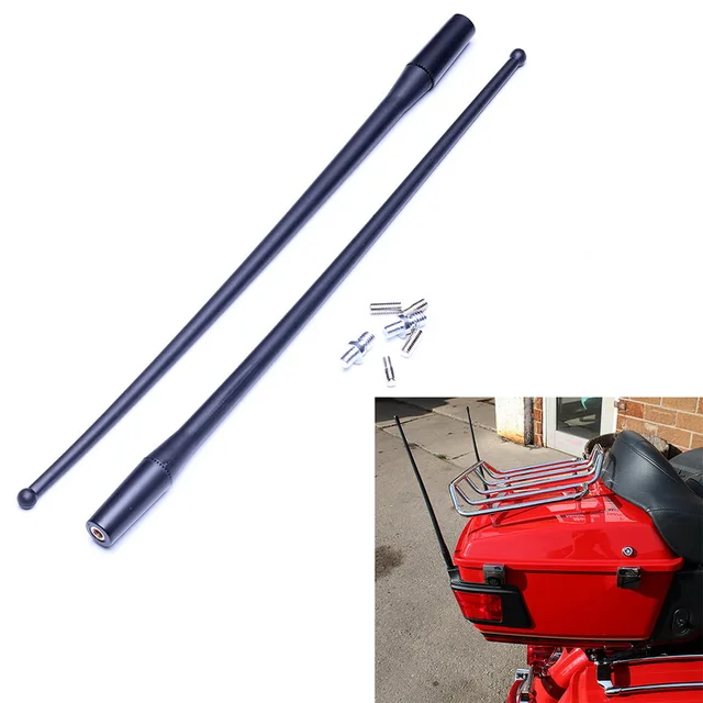 1Pair/2 pcs Motorcycle Antenna 14" inch custom antennas for Electra