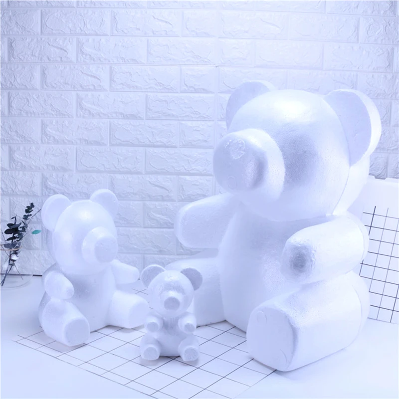 JAROWN Rose Flower Bear Mould DIY Handmade Foam Hug Bear Valentine's Birthday Gift Puppy Heart Shaped Home Wedding Decoration (5)