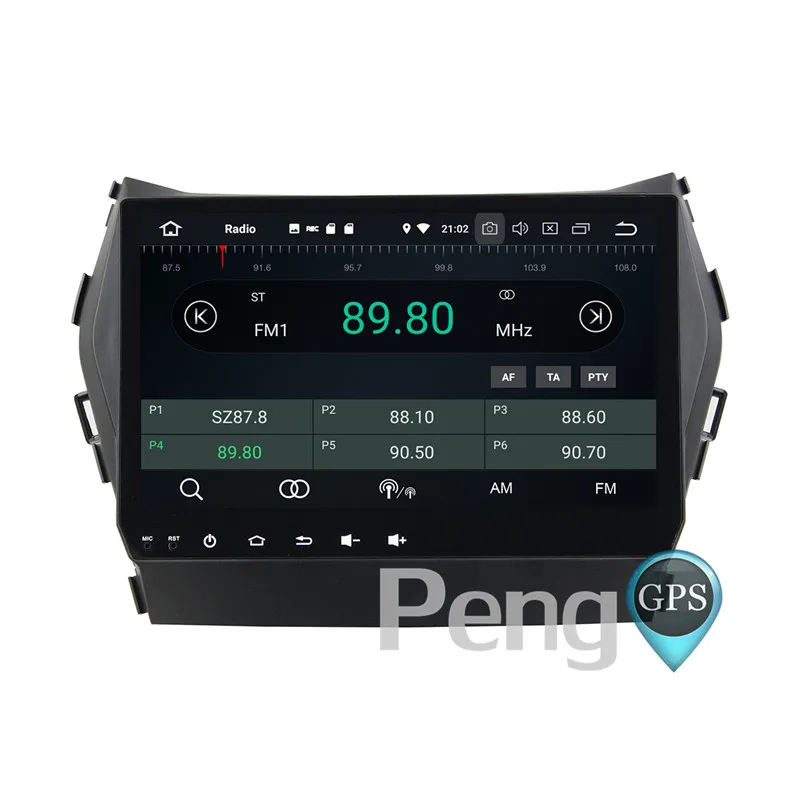 Discount 2 Din Android 8.0 Car CD DVD Player 8Core GPS Navigation for   Hyundai Santa Fe IX45 2013 2014 2015 2016 3