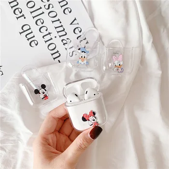 

Cute Cartoon Hard Case Bluetooth Wireless Earphone Case For AirPods Protective Cover Accessories for Apple Airpods Charging Bags