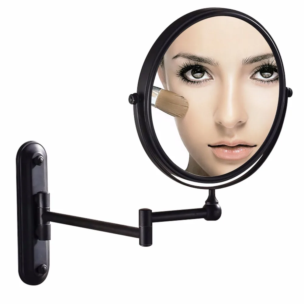 GuRun Wall Mounted Bathroom Hotel Makeup Mirror 10x Magnifying Double