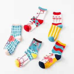 20 пар цвет FUL для женщин прилив мужские носки, оптовая торговля классический Личность краны высокие талии осень зима носки для девочек