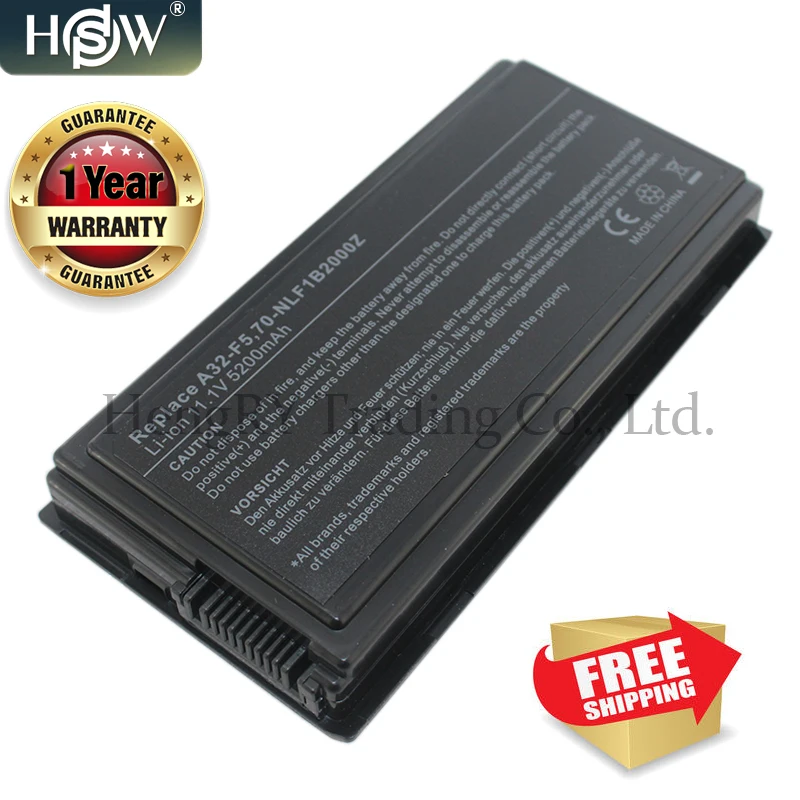 

HSW Battery For ASUS A32-F5 F5 F5C F5GL F5M F5N F5R F5RI F5SL F5V F5Z X50 X50C X50M X50N X50SL Pro50 Pro55 X58 X59 X59SL Battery