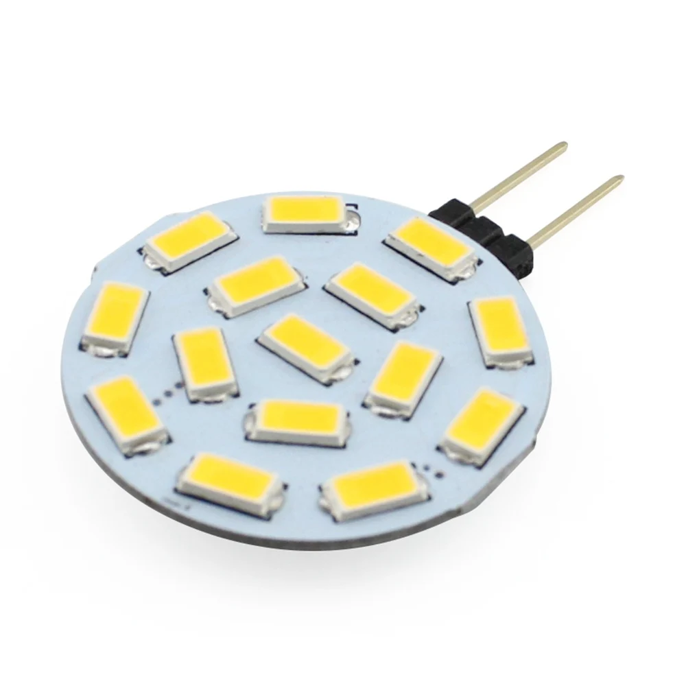 2 Вт 3 Вт G4 светодиодный лампы 12V 24V AC/DC светодиодный круглый домашняя лампа 15/24/30 светодиодный s 5730/5050/4014 СВЕТОДИОДНЫЙ Крытый шкаф светильник белый/теплый белый