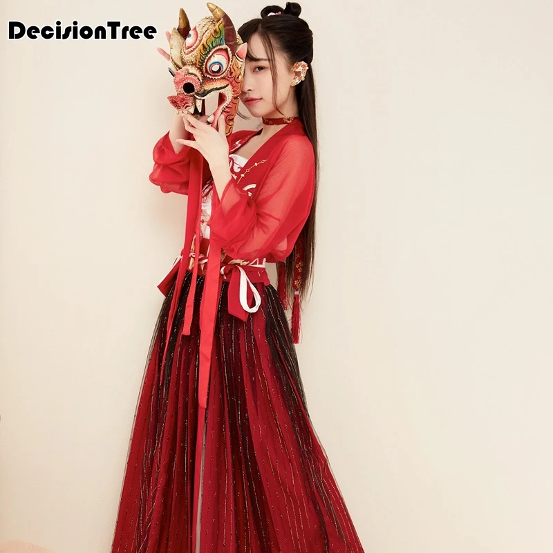 

2019 summer chinese ancient costumes princess clothes fairy women's clothing tang dynasty female hi q hanfu women costume
