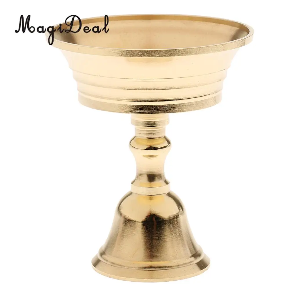 Copper Candle Holder Ghee Lamp Holder Tibetan Brass Oil Lamp Caliber 5.5-11cm