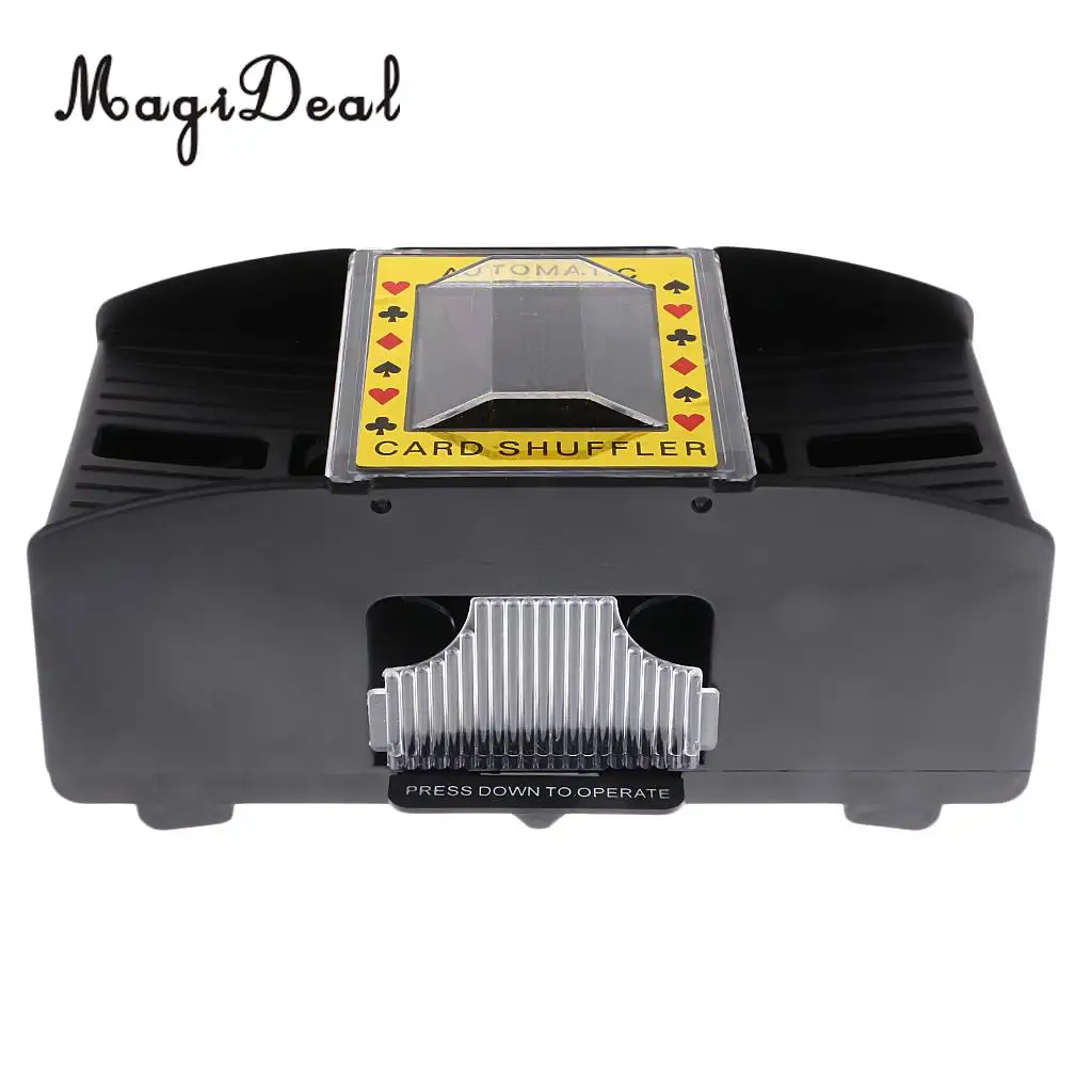 

MagiDeal Advanced 1Pc Casino Robot Automatic Poker Card Shuffler Playing Shuffling Machine Gift Funny Family Game Club Accessory