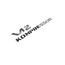 ABS Пластик Chrome Цвет V12 kom-прессорных эмблемы логотипа