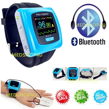 

Wrist Pulse Oximeter CMS50FW Spo2 PR Monitor Overnight Sleep Wearable Bluetooth oximetros pulse oximeter saturometro/saturometre