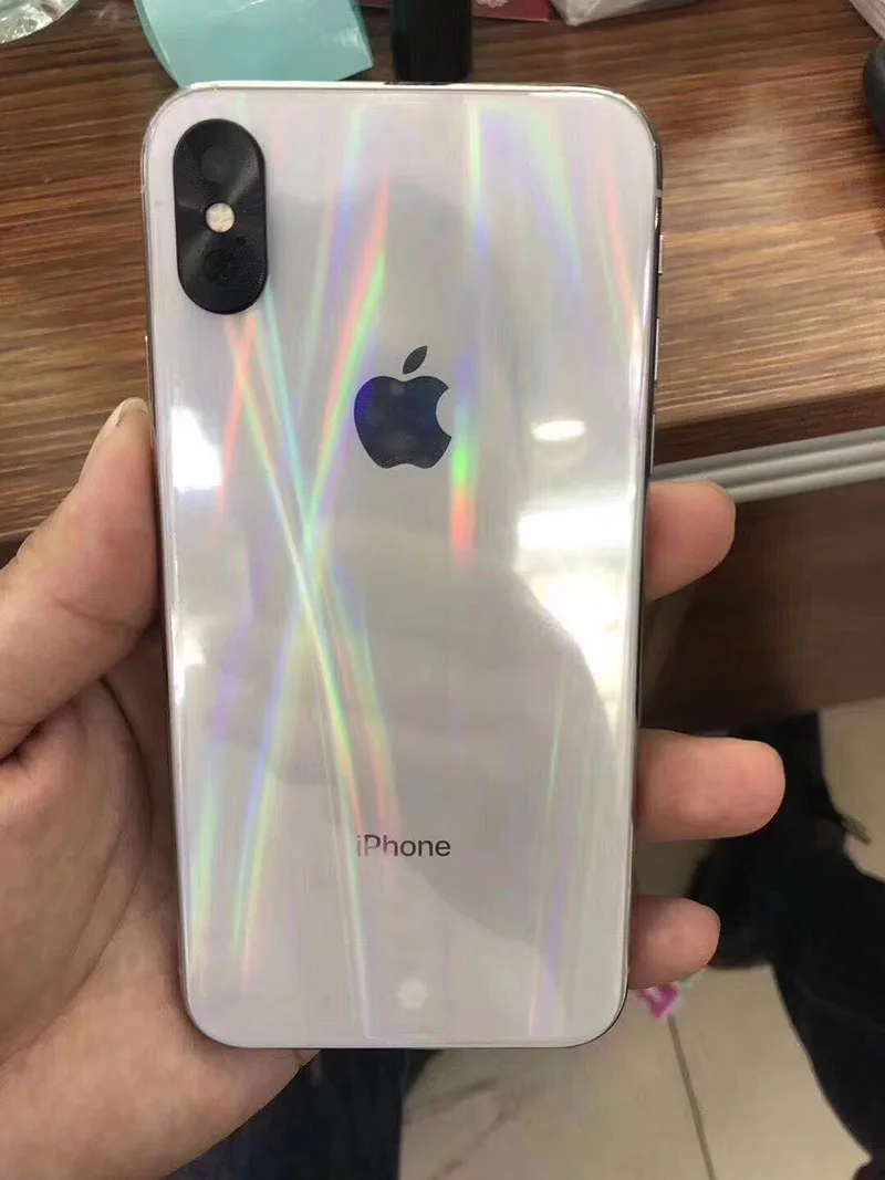 Модные лазерные прозрачные наклейки на заднюю панель телефона для iPhone 11 6S 7 8 Plus X XS
