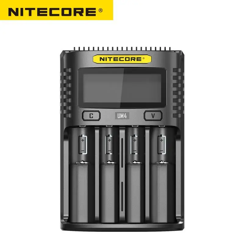 Nitecore UM4 USB с четырьмя слотами QC Зарядное устройство интеллигентая (ый) схема