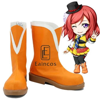 

Anime LoveLive!School idol project Sunny Day Song Nishikino Maki Shoes Cosplay Christmas Party Boots Custom Made