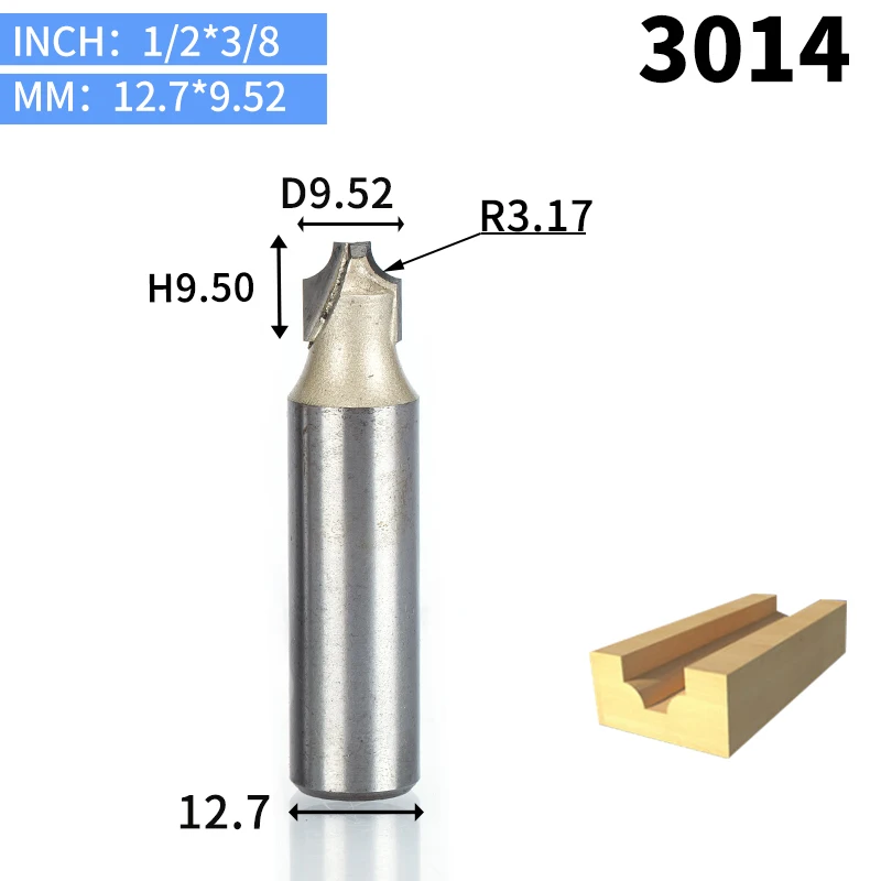 HUHAO 1 шт. 1/" 1/4" хвостовик фрезы для дерева деревообрабатывающий инструмент резец гравировальной машины с ЧПУ резка древесины фрезы Инструмент fresa - Длина режущей кромки: 3014
