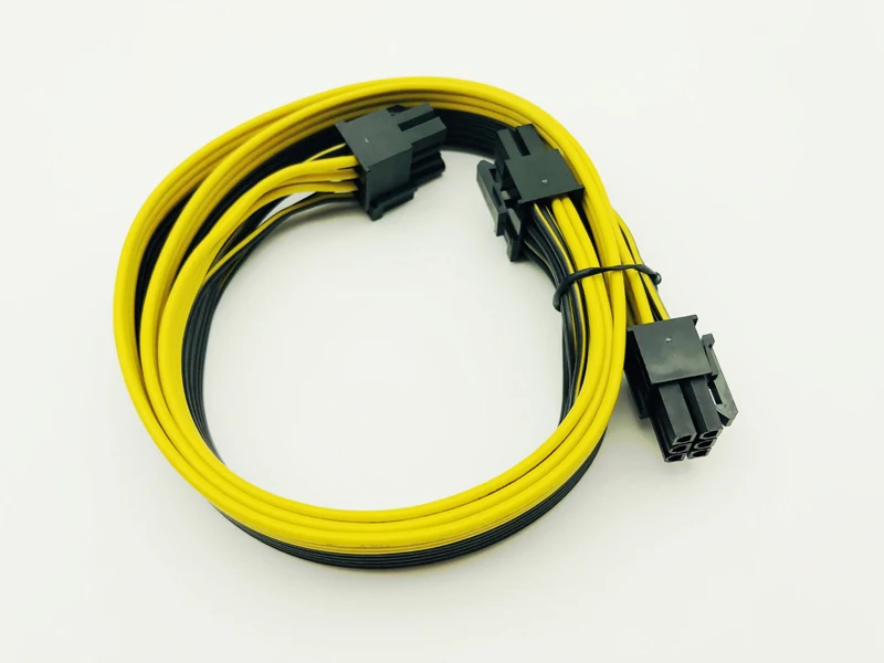 10 шт. модульный блок питания PCI e Molex 6pin к 2 8 pin 6 + 2pin Express внутренний разветвитель