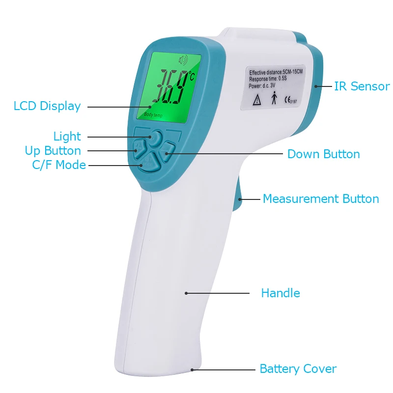 детский термометр инфракрасный Детский/Взрослый Цифровой Termomete инфракрасный Лоб термометр для тела Бесконтактное Устройство измерения