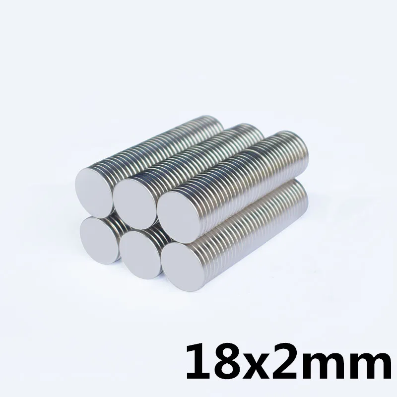 

10pcs neodymium magnet 18x2mm N35 Small Disc Round Super Strong magnets 18*2 mm Powerful Rare Earth Neodymium Magnets 18x2 mm