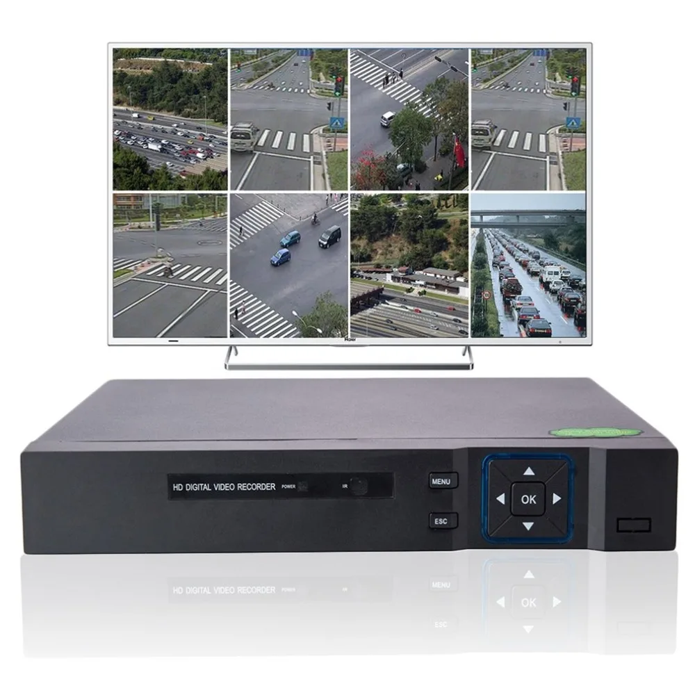 

4CH/8CH HD Digital Video Recorder HDMI DVR For Security Camera Professioanl Security Surveillance DVR Blue Light Version