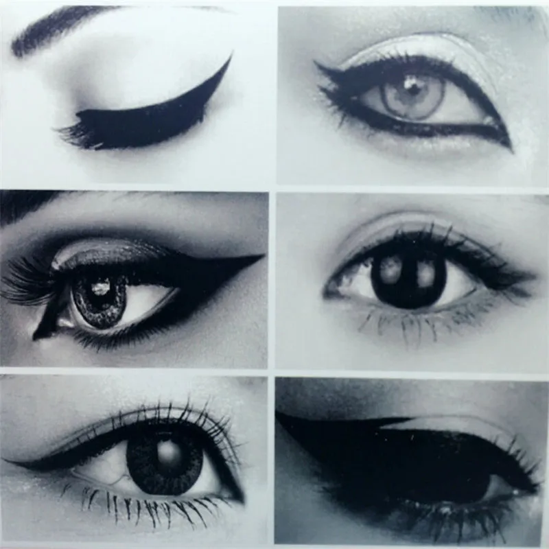 6 in 1 Stencils Eyeliner Template Smoky Makeup Guide Quick Tool New Hot Sale 6 in 1 Stencils Eyeliner Template Smoky Makeup Guide Quick Tool New Hot Sale