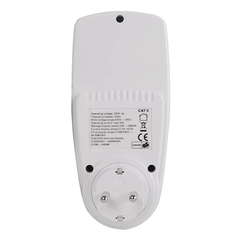 EU BR UK Plug Socket Digital Wattmeter Meter Power Consumption Watt Energy Meter KWh AC 220V 110V Electricity Analyzers Monitors power meter electric energy meter