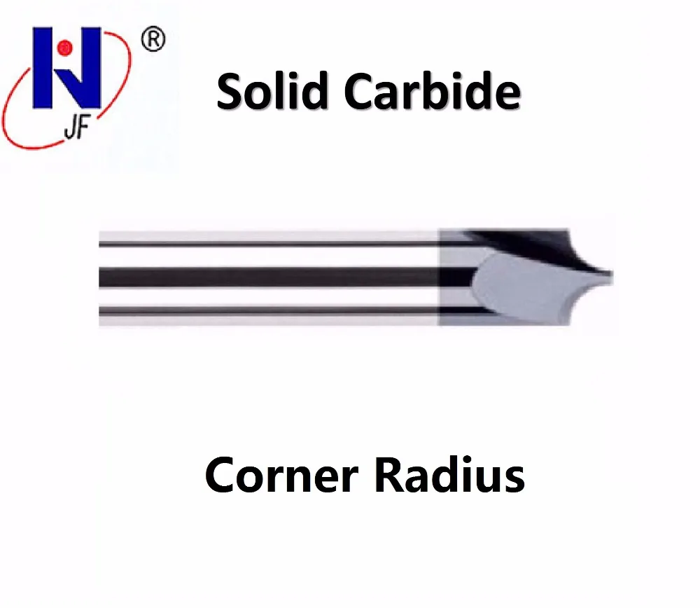 JF Solid Carbide Inner Corner Radius Corner Rounding End Mill TiAlN