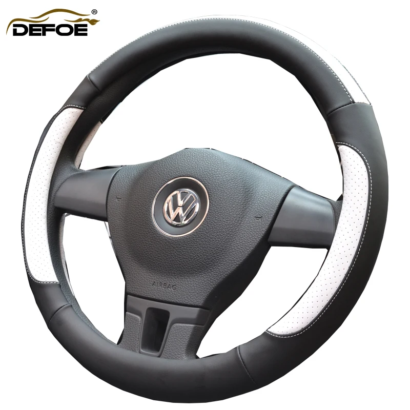 

Fashion Sport Car steering wheel cover Four Seasons Auto car covers Diameter 36,38 cm Micro Faux Leather material freeshipping